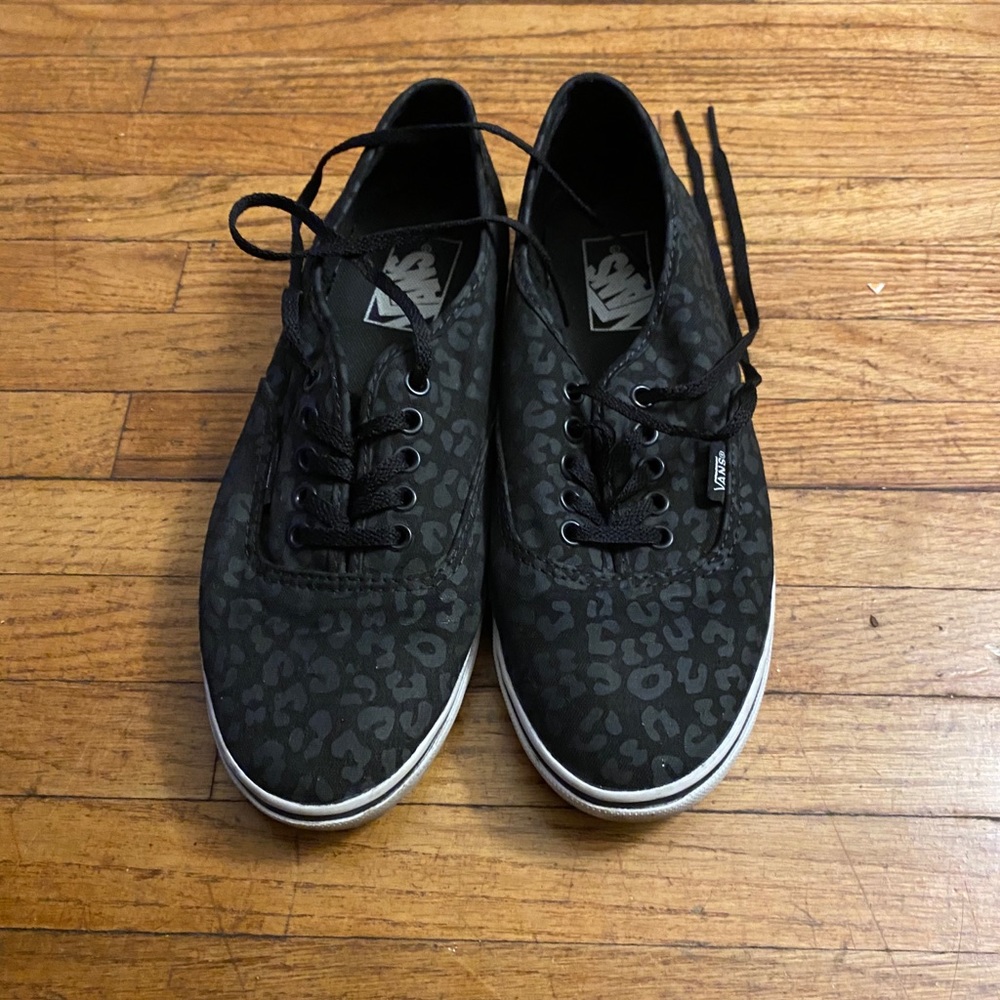 Vans leopard print sneakers